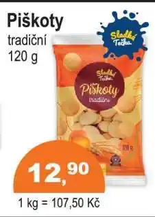 COOP DISKONT Piškoty nabídka