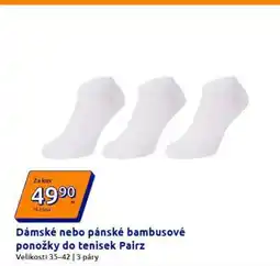 Action Dámské nebo pánské bambusové ponožky do tenisek Pairz nabídka