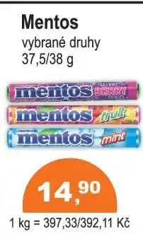 COOP DISKONT MENTOS nabídka