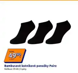Action Bambusové kotníkové ponožky Pairz nabídka