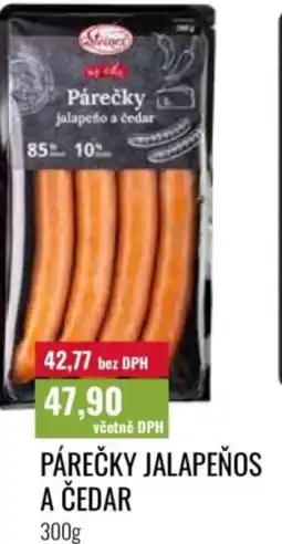 Ratio Párečky jalapeňos a čedar nabídka