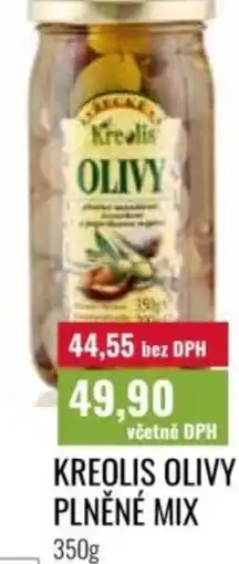 Ratio Kreolis olivy plněné mix nabídka