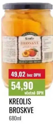 Ratio Kreolis broskve nabídka