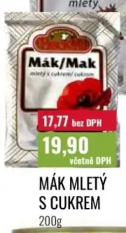 Ratio Mák mletý s cukrem nabídka