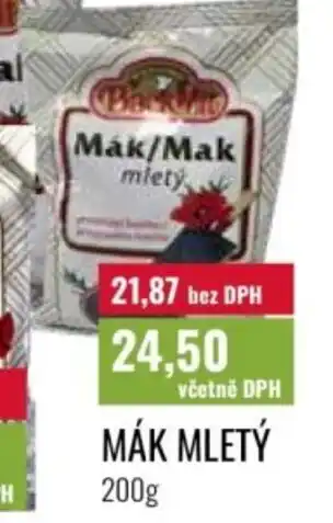 Ratio Mák mletý nabídka