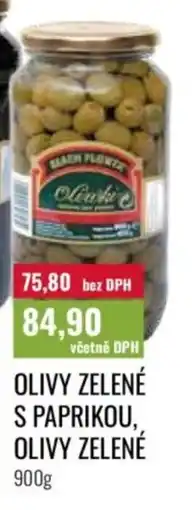 Ratio Olivy zelené s paprikou, olivy zelené nabídka
