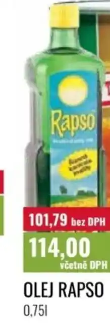 Ratio Olej rapso nabídka