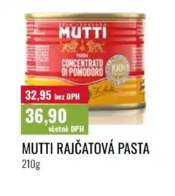 Ratio Mutti rajčatová pasta nabídka
