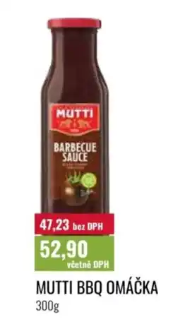 Ratio Mutti bbq omáčka nabídka