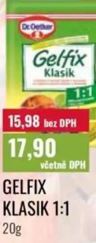 Ratio Dr.Oetker Gelfix klasik 1:1 nabídka
