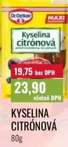 Ratio Dr.Oetker Kyselina citrónová nabídka
