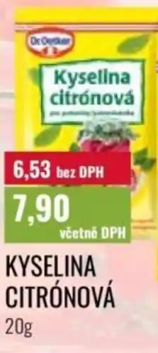 Ratio Dr.Oetker Kyselina citrónová nabídka