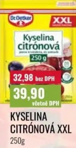 Ratio Dr.Oetker Kyselina citrónová xxl nabídka