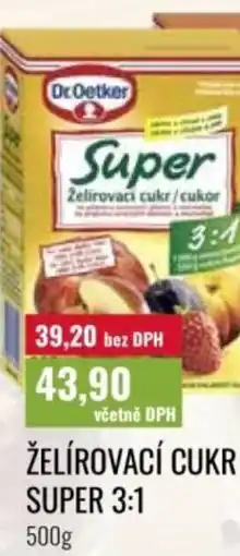 Ratio Dr.Oetker Želírovací cukr super 3:1 nabídka