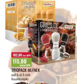 Ratio Triopack mlýnek nabídka