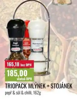 Ratio Triopack mlýnek + stojánek nabídka