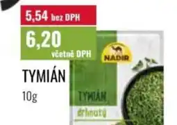 Ratio Nadir Tymián nabídka
