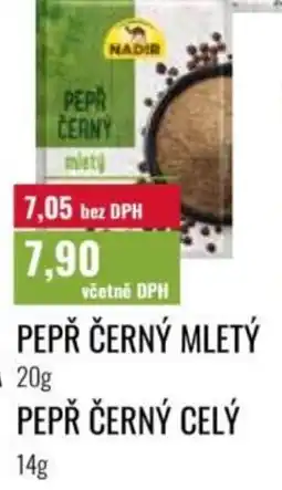 Ratio Nadir Pepř černý mletý nabídka