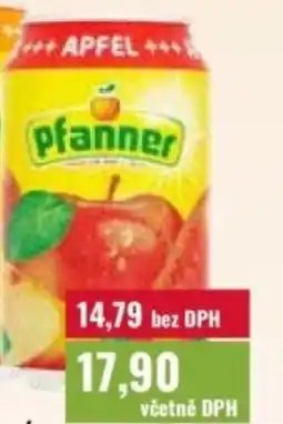Ratio Pfanner ovocný nabídka