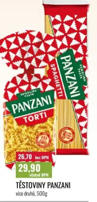 Ratio Těstoviny panzani nabídka