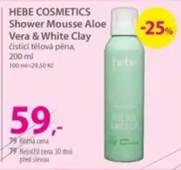 Hebe HEBE COSMETICS Shower Mousse Aloe Vera & White Clay nabídka