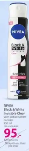 Hebe NIVEA Black & White Invisible Clear nabídka