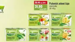 Ratio Pickwick zelené čaje nabídka