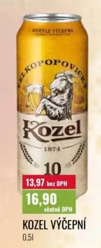Ratio Kozel výčepní nabídka