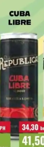 Ratio Republica Cuba libre nabídka