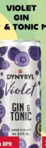 Ratio Dynybyl Violet gin & tonic nabídka
