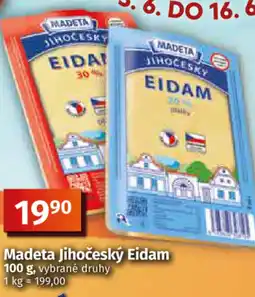 COOP TIP Madeta Jihočeský Eidam nabídka
