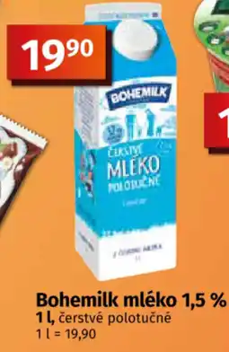 COOP TIP Bohemilk mléko 1,5% nabídka