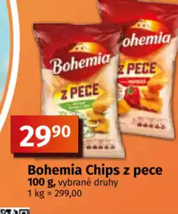 COOP TIP Bohemia Chips z pece nabídka
