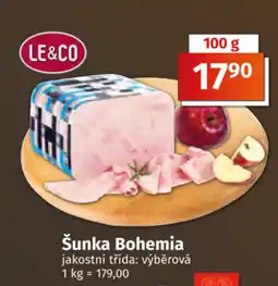 COOP TIP Šunka Bohemia nabídka