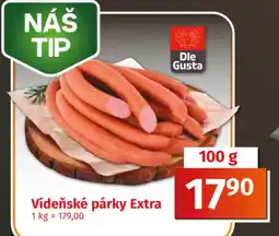 COOP TIP Vídeňské párky Extra nabídka