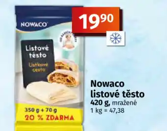 COOP TIP Nowaco listové těsto nabídka