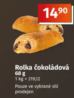 COOP TIP Rolka čokoládová nabídka