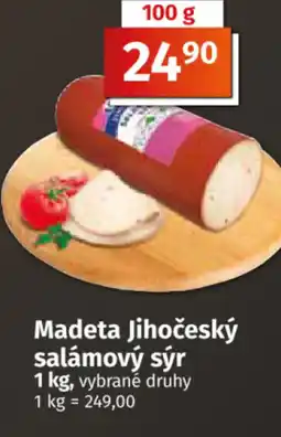 COOP TIP Madeta Jihočeský salámový sýr nabídka