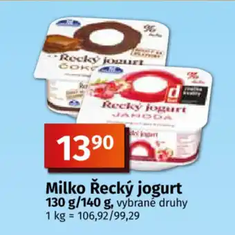 COOP TIP Milko Řecký jogurt nabídka