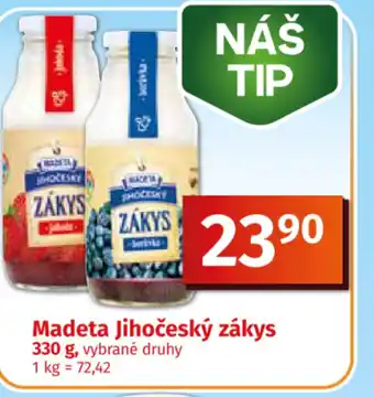COOP TIP Madeta Jihočeský zákys nabídka