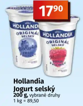 COOP TIP Hollandia Jogurt selský nabídka