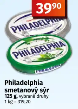 COOP TIP Philadelphia smetanový sýr nabídka