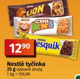 COOP TIP Nestlé tyčinka nabídka