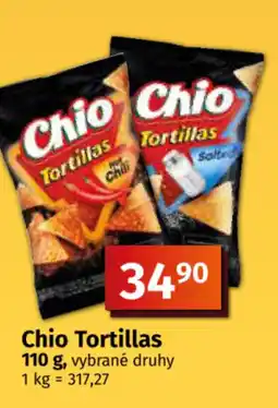 COOP TIP Chio Tortillas nabídka