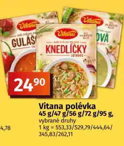 COOP TIP Vitana polévka nabídka