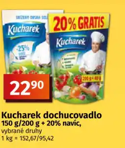 COOP TIP Kucharek dochucovadlo nabídka