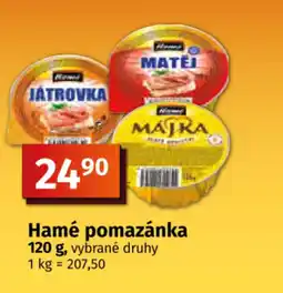 COOP TIP Hamé pomazánka nabídka