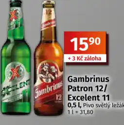 COOP TIP Gambrinus Patron 12/ Excelent 11 nabídka