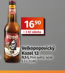 COOP TIP Velkopopovický Kozel 12 nabídka