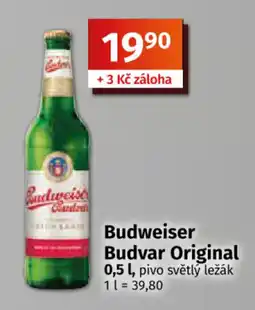 COOP TIP Budweiser Budvar Original nabídka